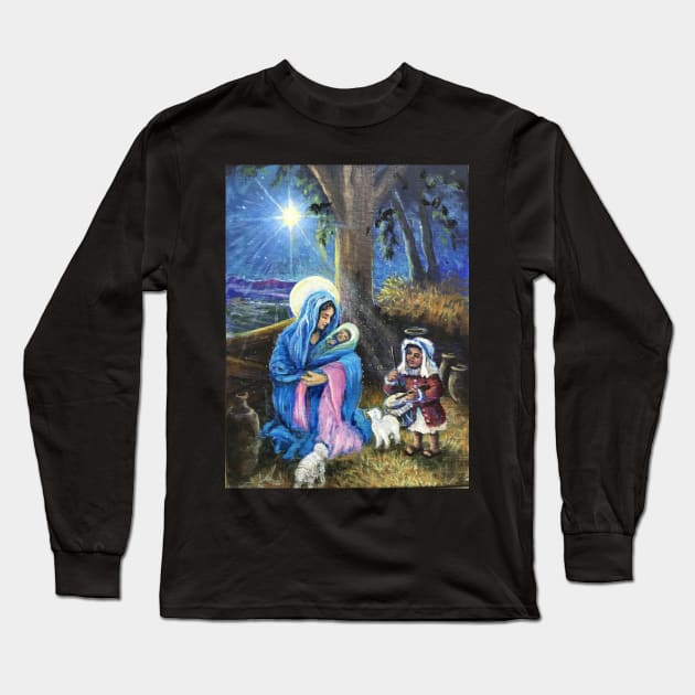 The Little Drummer Boy Long Sleeve T-Shirt by artdesrapides